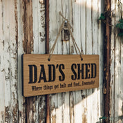 Dad's Shed Where Things Get Fixed. Eventually.