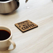 Reserved For Dads Coffee coaster