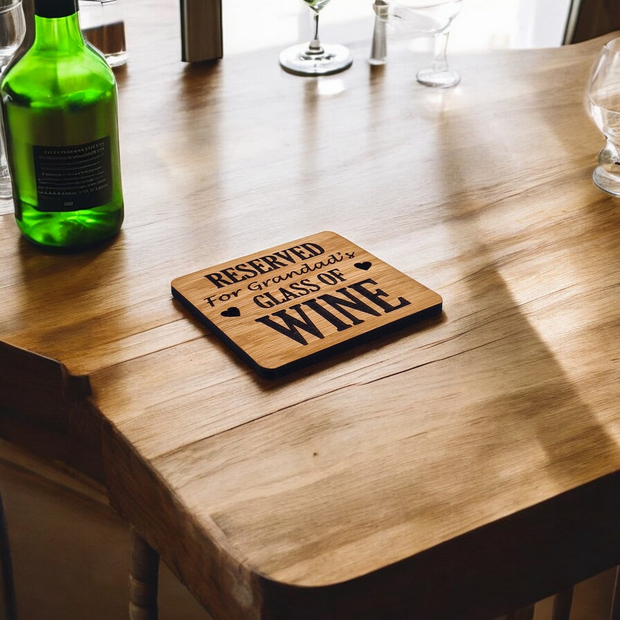 Reserved For Grandmas Wine coaster