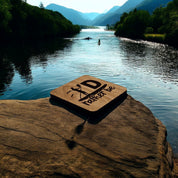 I'd Rather Be Wooden Drinks Coaster ( Paddle Boarding )