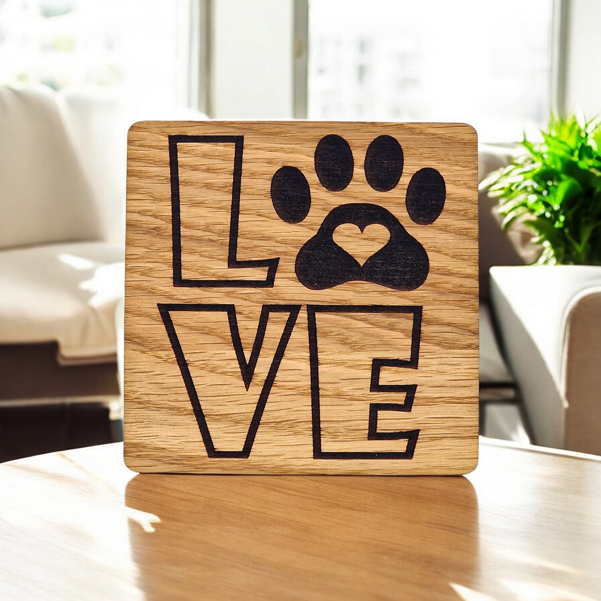 Love Is A Paw Print (Cat - Dog)