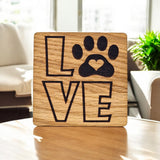 Love Is A Paw Print (Cat - Dog)