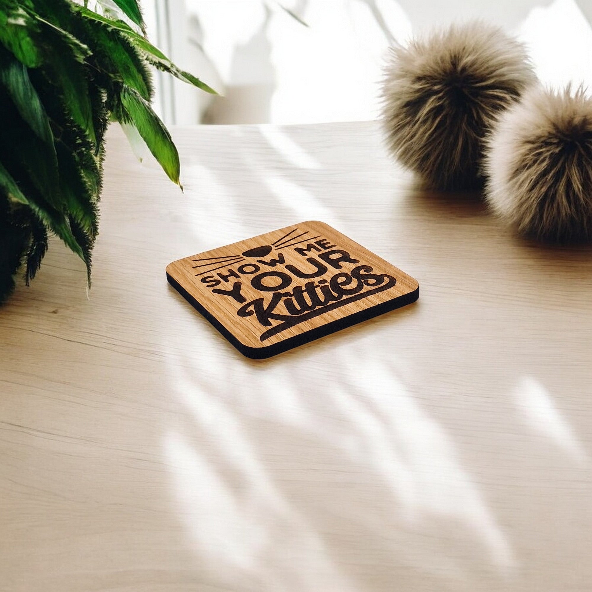 Show Me Your Kitties Coaster (Cat)